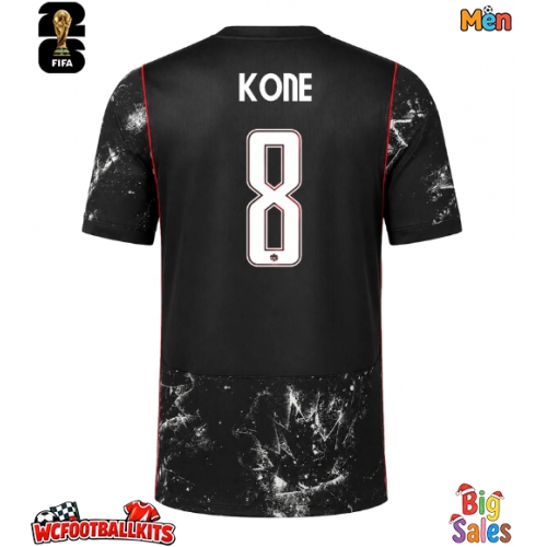 Canada Ismael Kone #8 Replica Away Stadium Shirt World Cup 2026 Short Sleeve